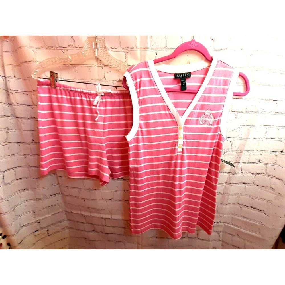 Ralph Lauren Boxer  Pajama Set Size L